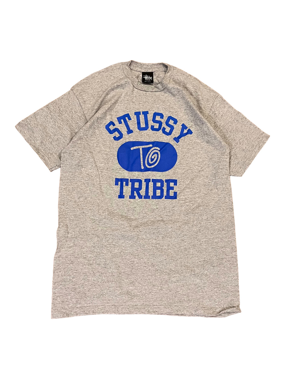 Stussy Toronto Tribe Grey Graphic T-Shirt Mens Medium Big Smoke Posse